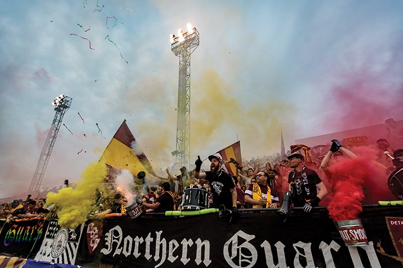 Detroit City FC supporters